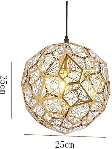 Suspension design scandinave E27 diamant pour bar et restaurant
