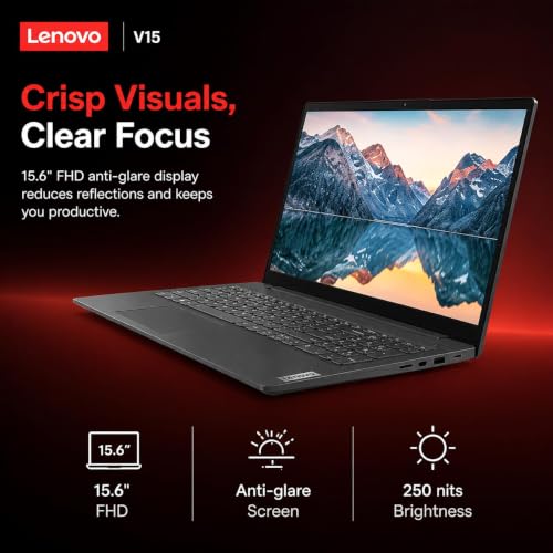 Image of Lenovo 2026 New V-Series Business and Student Laptop, Intel Powerful Processor, 16GB DDR5, 1TB PCIe, 15.6 inch FHD Anti-Glare, Ultra Slim Design, Wi-Fi 6, Bluetooth 5.3 Long Battery Life, Windows 11 Pro