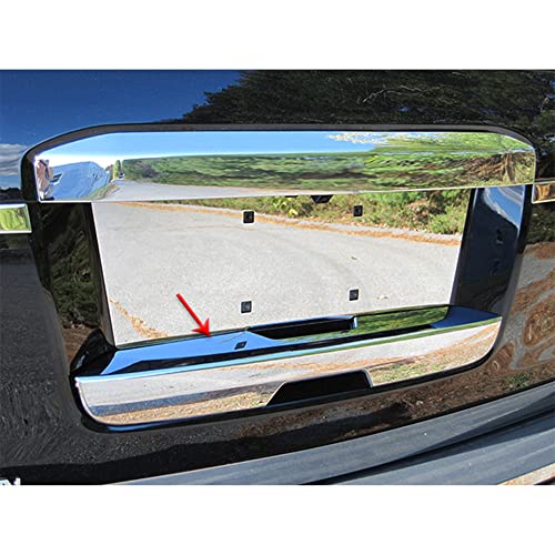 QAA fits 2015-2020 Cadillac Escalade, 2015-2020 Chevy Suburban, 2015-2020 Tahoe, 2015-2020 GMC Yukon 1 Piece Chrome Plated ABS Plastic Tailgate Handle Cover, Lower Liftgate DH55196