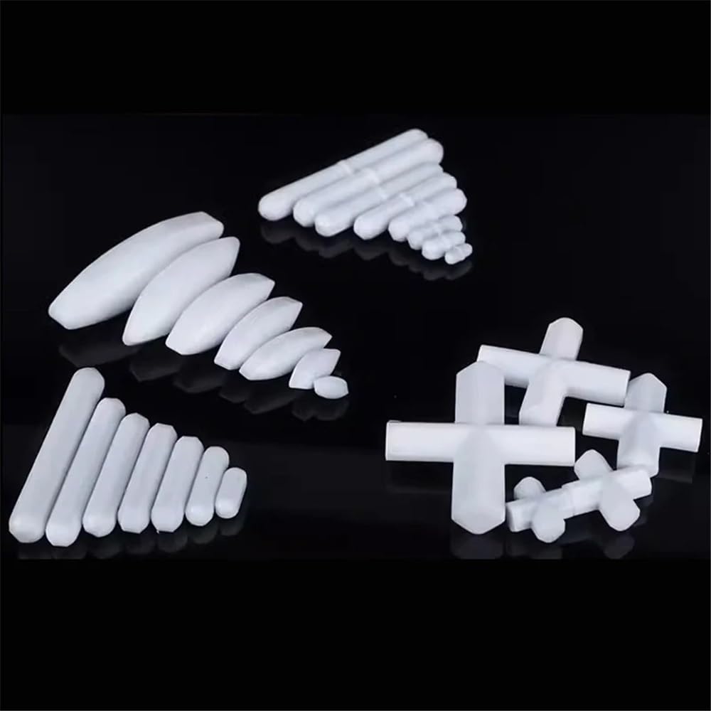 Barra di agitazione, Miscelatore con barra di agitazione magnetica in PTFE Barra rotante Stick Bianco Lab Dimensioni multiple(A18x70mm-2pcs)