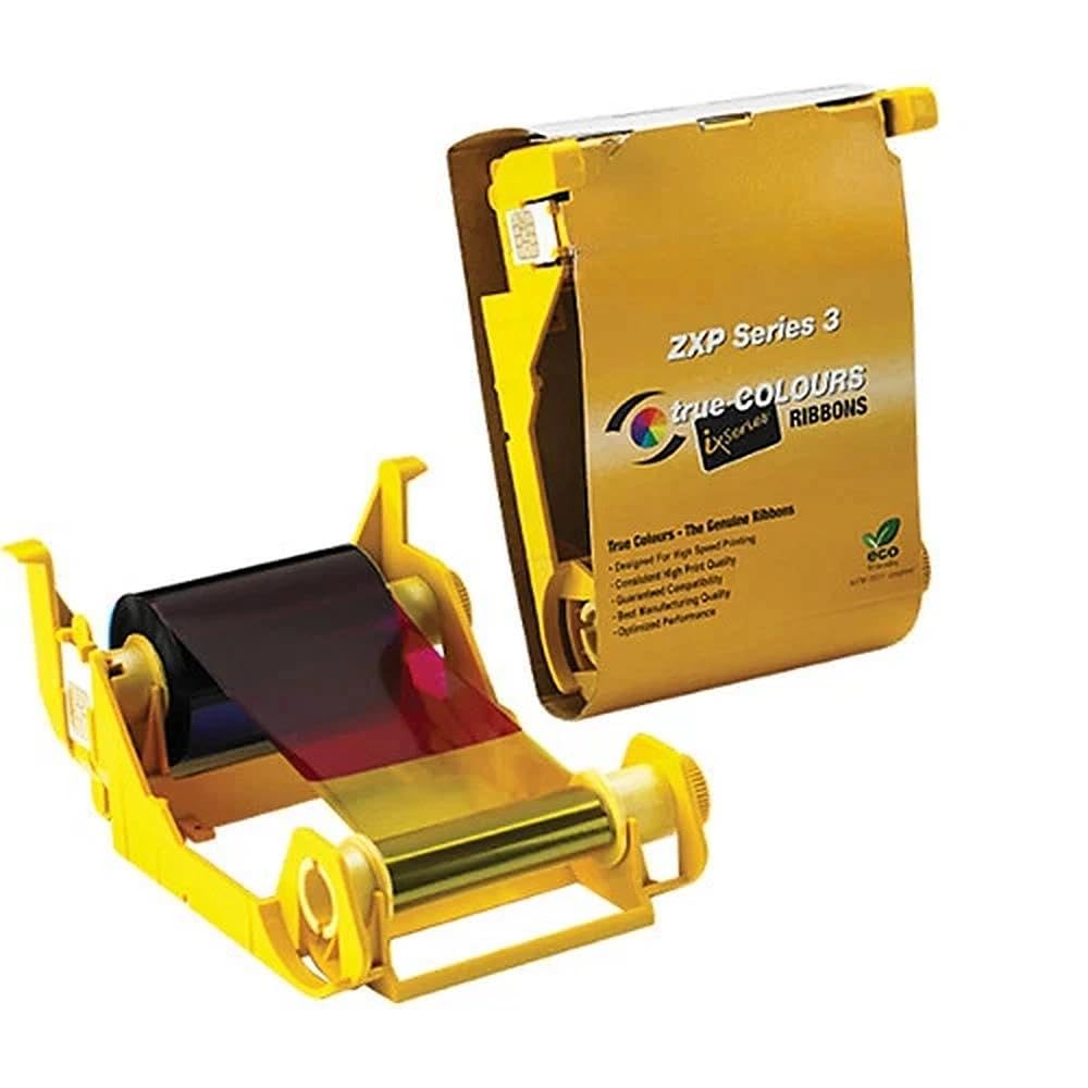 1pcs 800033-840 YMCKO Color Ribbon Replacement Compatible with Zebra ZXP Series 3 ZXP3 Card Printer.