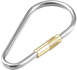 Lucky Line Anodized Oval Key Ring; 1 per Pack, Color May Vary (73701)