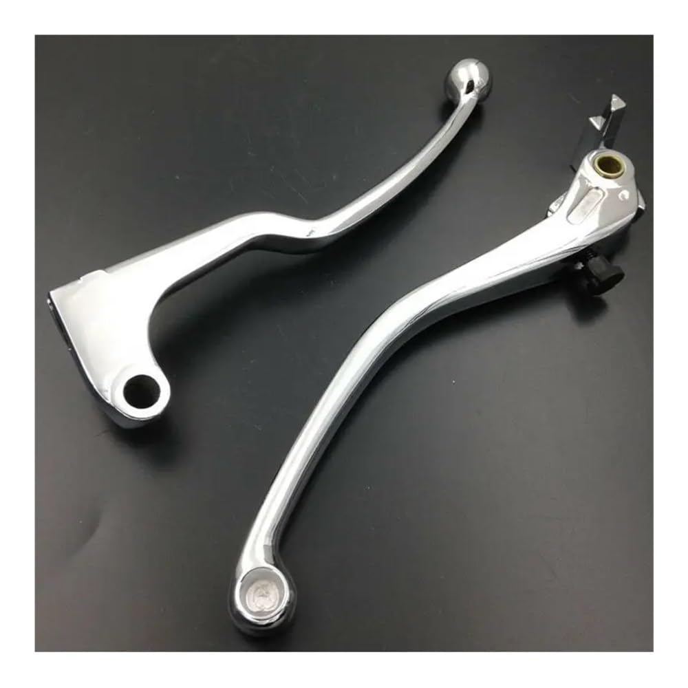 Vghkdfcfh Chrome Motorcycle Clutch Lever Pair Motorcycle Aluminum Brake Clutch Handle Levers For Ya&Maha Yzf R1 2004-2012(Chrome)