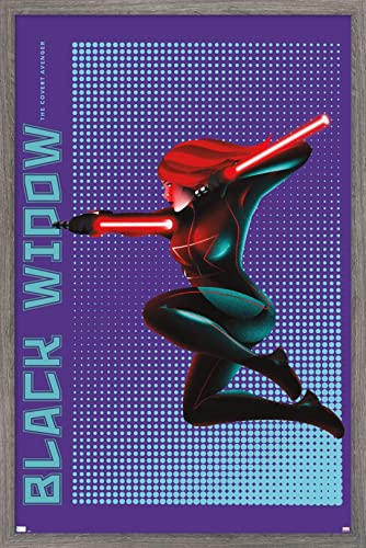 Poster Black Widow Marvel pour décoration murale de salon ou bureau de geek