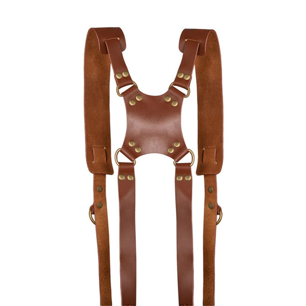 Courroie de l'appareil photo Harnais à came Corde d'épaule Conception pliable Sangles en cuir multifonctionnelles porteuses polyvalentes