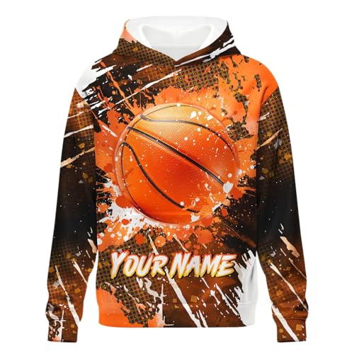 Sweat à capuche pour enfants et adolescents pull chaud graphique WWricotta - 5