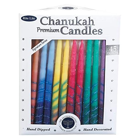 Rite Lite Premium Multicolor Chanukah Candles Cover