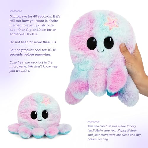 Image of Happy Helpers Octopus by Relatable, Microwavable Heating Pad For Period Cramps, Cuddly Plushies, Great Gift Ideas for Loved Ones of All Ages, Includes 1 Lavender Scented Heating Pad Plushy