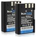 Produktbild Blumax - 2 Akkus kompatibel mit Nikon EN-EL9/EN-EL9e/EN-EL9a mit 1000 mAh - Nikon D40/D40X/D60/D3000/D5000