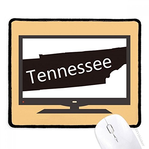 Alfombrilla de ratón de diseño con el mapa de Tennessee y acabado suave de alta calidad