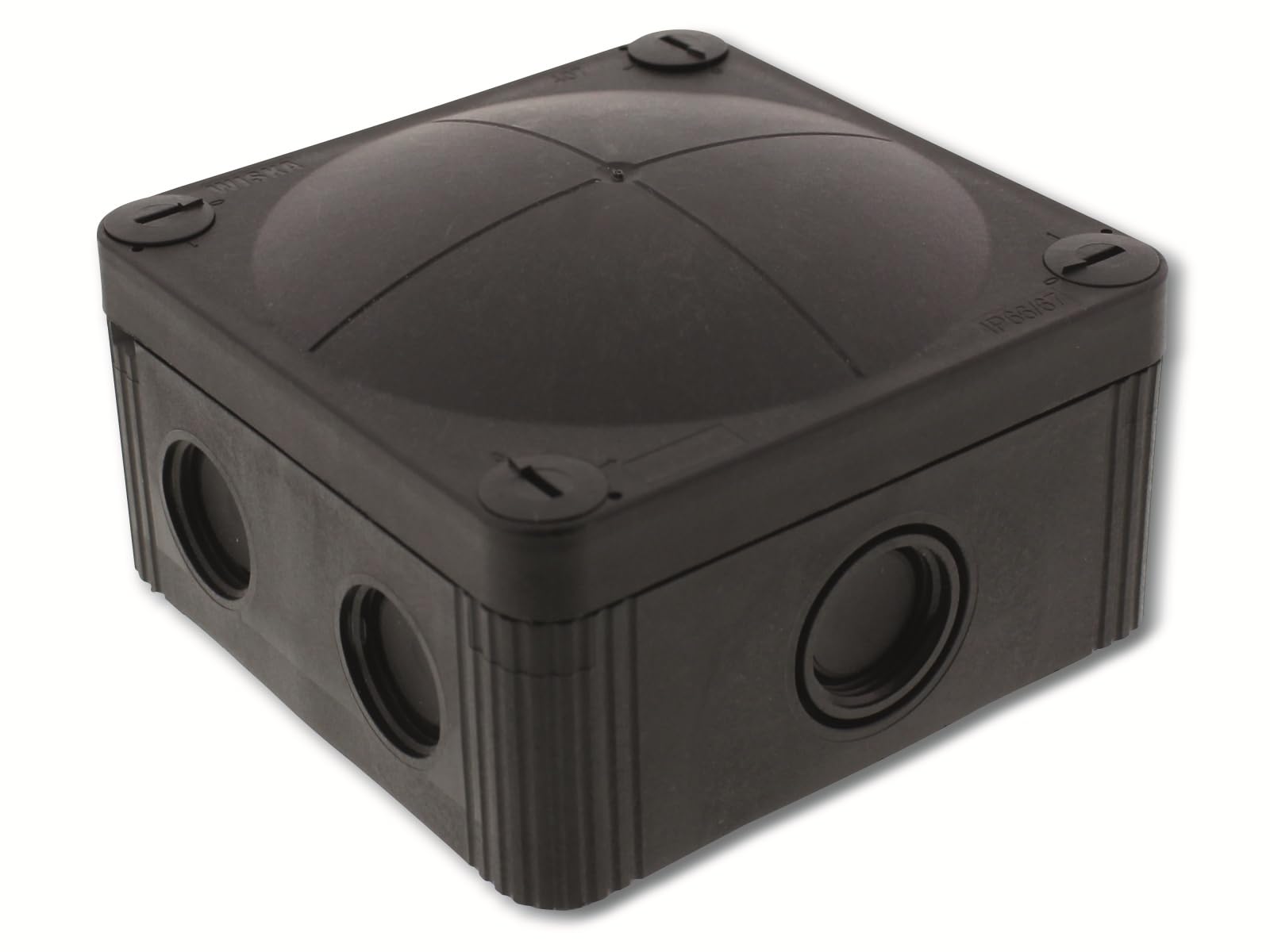 Wiska Black Combi 407 Bk Cable Junction Box Ip66/67