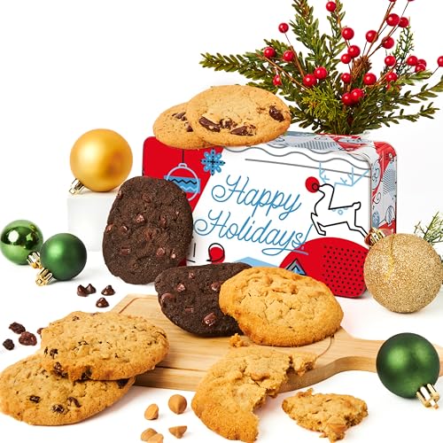 David's Cookies Assorted Cookies - Winter Wonderland Sweet Sampler Tin
