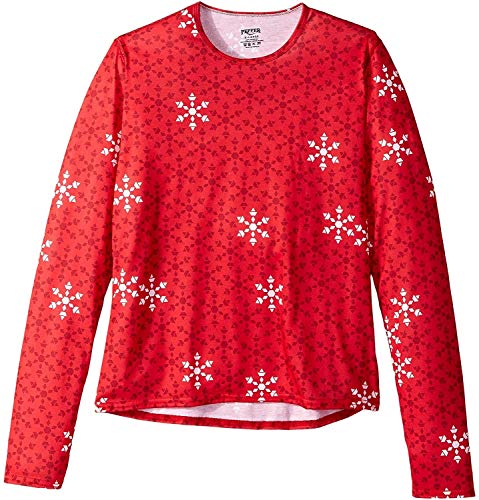 Hot Chillys Kids Skins Print Crew (Little Kids/Big Kids) Crystals LG (12-14 Big Kids)