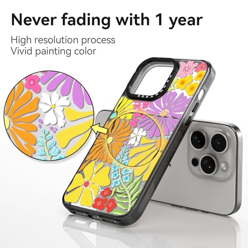 Coque compatible avec iPhone 14 fleurie pour votre quotidien - 4