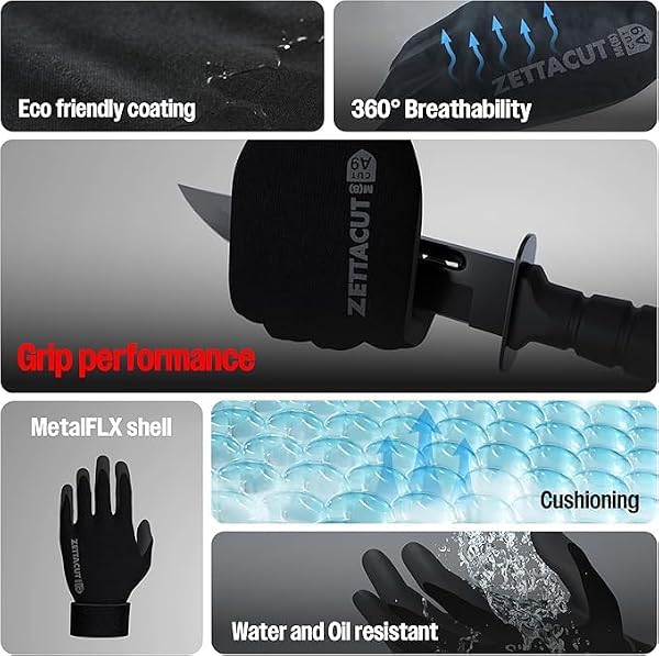Liberty Safety ZETTACUT Premium Tactical Gloves, X-Large | ANSI A7 Cut-Heat Resistant, Lightweight, Touchscreen, for Shooting, Hunting, Self Defense, Police, Security by Liberty Safety - Image 4