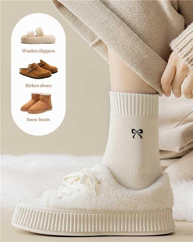 Soxbang Women's Thermal Boot Socks with Plush Lining - Ultra Warm Winter Socks for Extreme Cold, 3 Pairs US(5-9) - Image 2