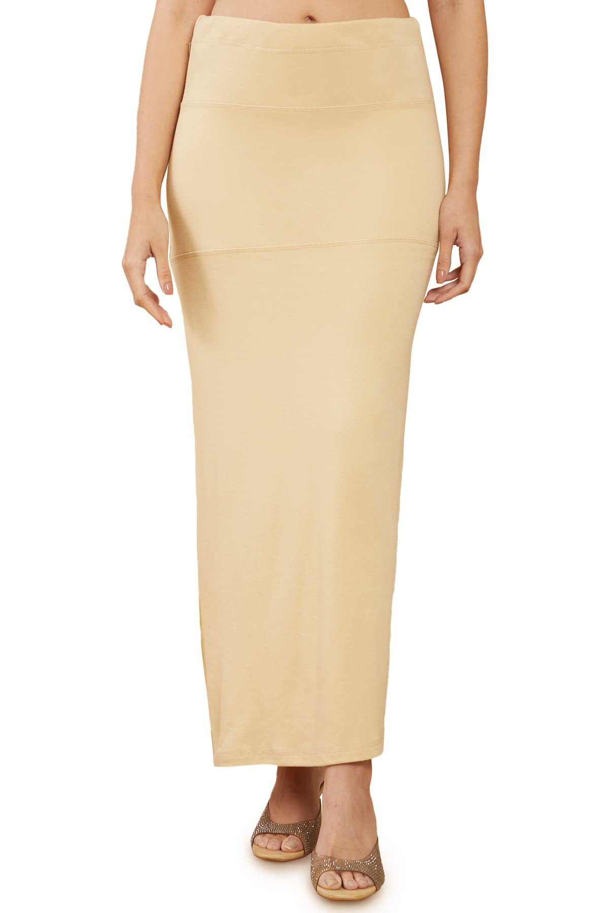 soch Women Beige Cotton Blend Solid Petticoat-picture-13