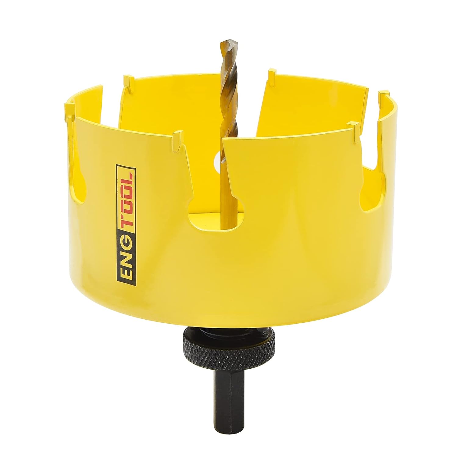 MaxTool 4-7/8" TCT Hole Saw Set 124mm Carbide Tip Holesaw 2.25" Deep 7/16" Hex Shank w Pilot Drill 4-Piece for Tough Abrasive Material; CT00Y57R456EA