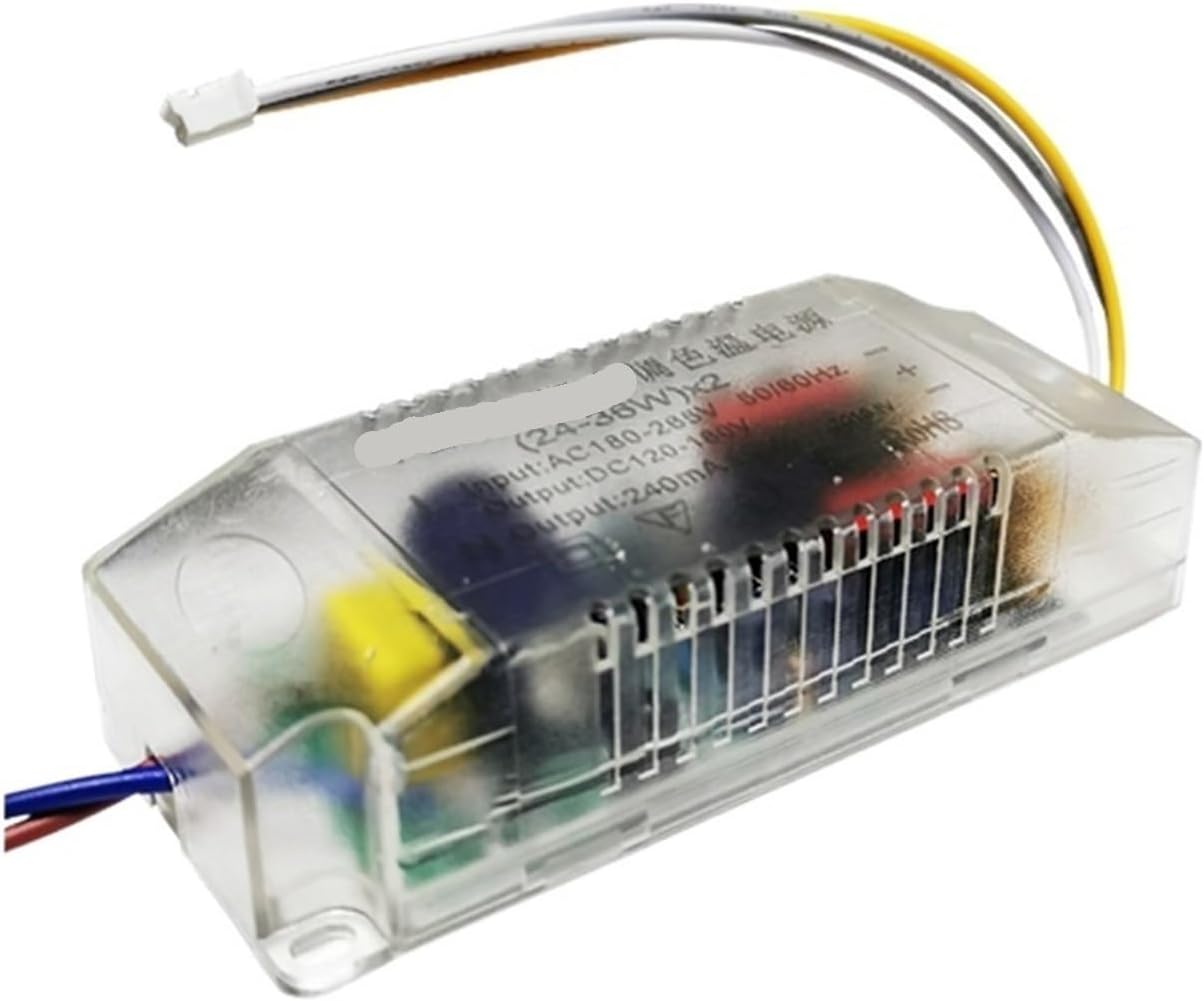 Led dimming Driver 18-160w Intelligent Remote Control Segmented Ceiling Light dimming and Color Adjustment Power Supply(70-100W*2)