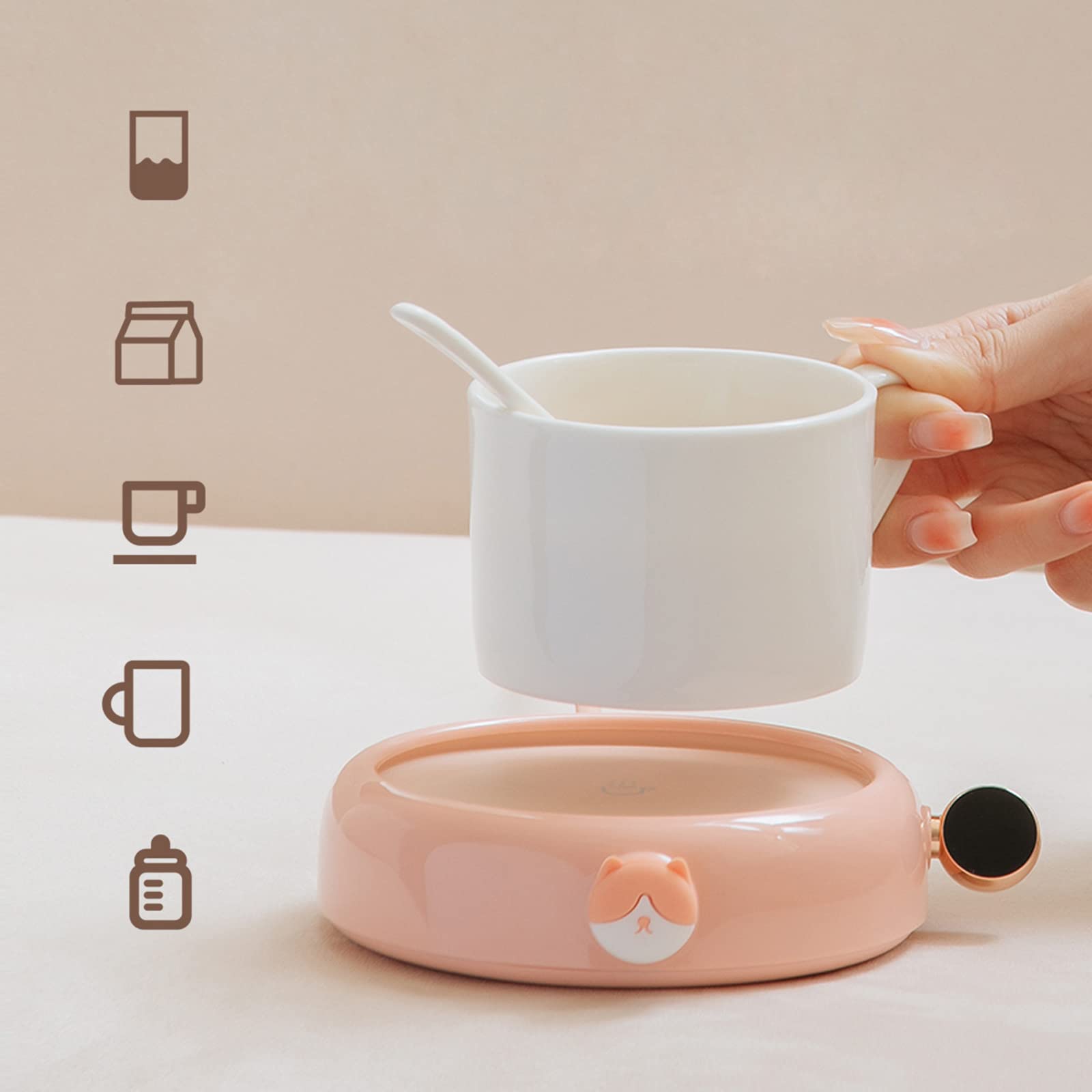 Calentador de tazas eléctrico para bebidas