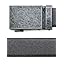 40mm Iron Buckle & Stone Gray Canvas