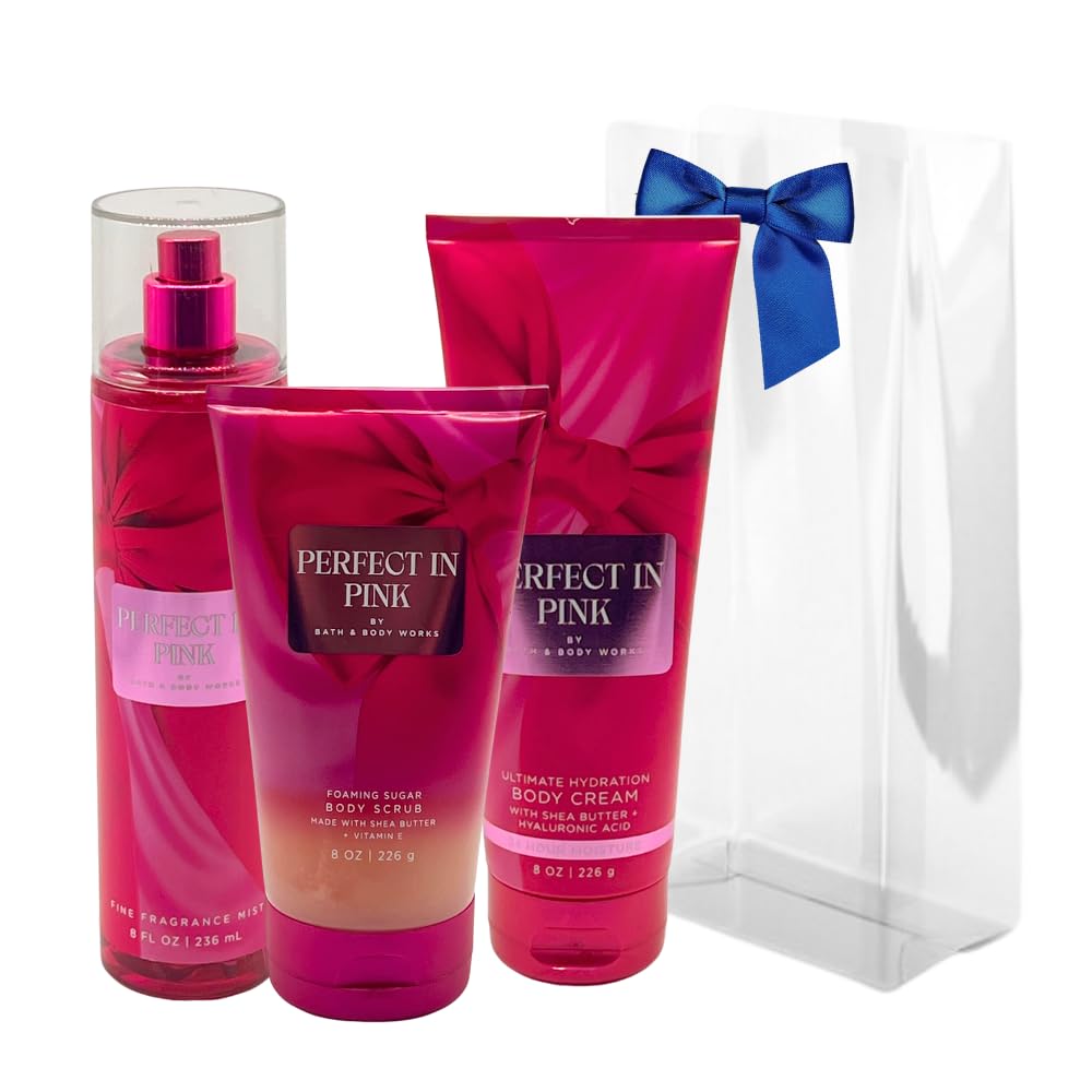 Bath & Body Works Perfect In Pink セット Amazon.com : Bath & Body Works PERFECT IN PINK Fine Fragrance Mist