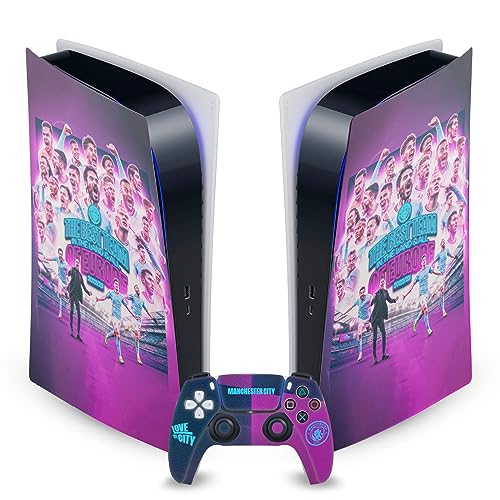 Sticker PS5 Manchester City pour transformer votre salon aux couleurs des champions