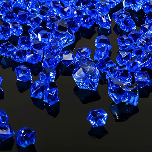 450 piezas cubitos de hielo falsos diamante acrílicos miniatura 1