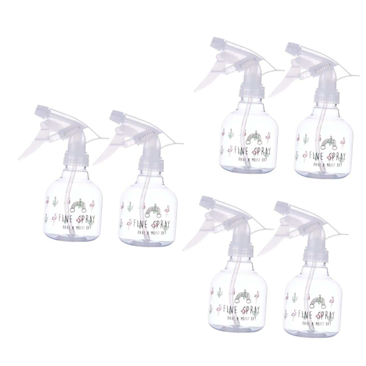 Didiseaon6 Pcs Spray Bottle Refillable Water Sprayer Refill Bottle Travel Bottle Shampoo Spray Mister Cleaning Sprayer Bott Spray Container Water Sprayer Bottle Water Sprayer for White