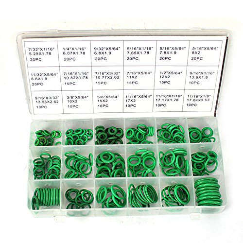 Buy Generic Rubber 270 Pcs 18 Sizes Kit Air Conditioning HNBR O Rings Car Auto Vehicle Repair