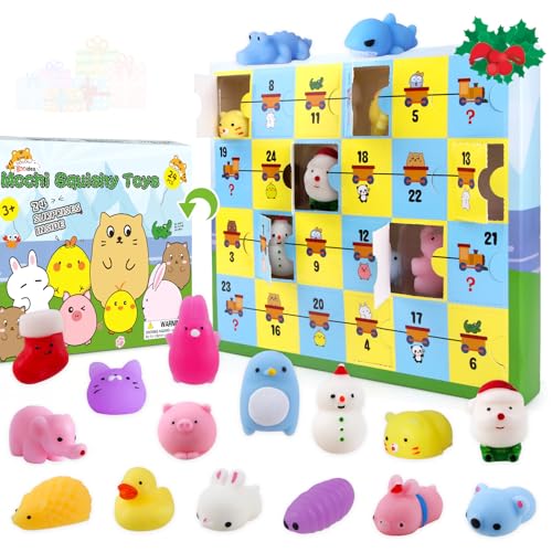 Adventskalender 2025 Kinder Weihnachts Countdown Kalender Mochi...