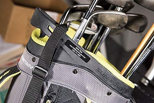 Golf Club Labels – Custom Labels – 24 Classy Golf Valet Labels for Golf Club ID Identification Tags, Golf Shaft Labels, Tools & More – Weatherproof, Fade Resistant Golf Labels Personalized Labels