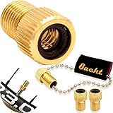 Fahrradventil Adapter I Schlüsselanhänger I Französisches Fahrrad-Ventil Ventil Adapter SV Sclaverand DV Dunlopventil auf Auto AV Autoventil I Schrader Presta für Dunlop I Fahrrad-Zubehör Reifen Set