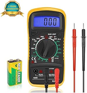 Digital Multimeters Car Battery Circuit Multi Tester Voltmeter Ammeter Ohmmeter AC/DC Voltage DC