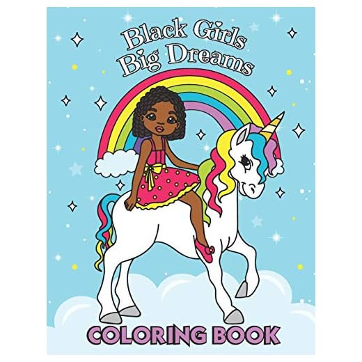 Black Girls Big Dreams - Coloring Book: A Children's Coloring Book | With Beautiful Hairstyles like Braids, Cornrows and Afros