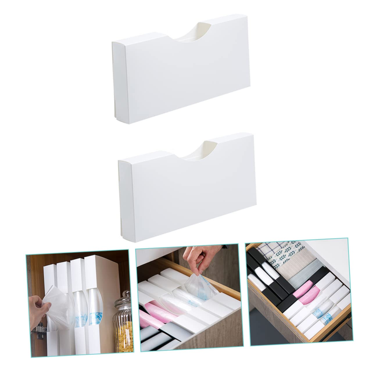 MAGICLULU 6stücke Müllbeutelspender Aus Kunststoff Praktische Aufbewahrungsbox Für Küchenabfälle Organizer Für Müllbeutel Für Küche Bad Und Mehr