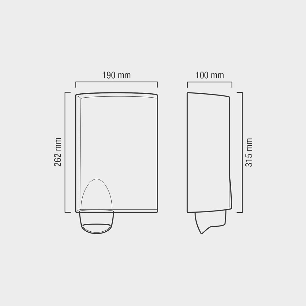Valera Händetrockner Handy, elegant und kraftvoll, mit Sensor-Automatik, 1500 Watt