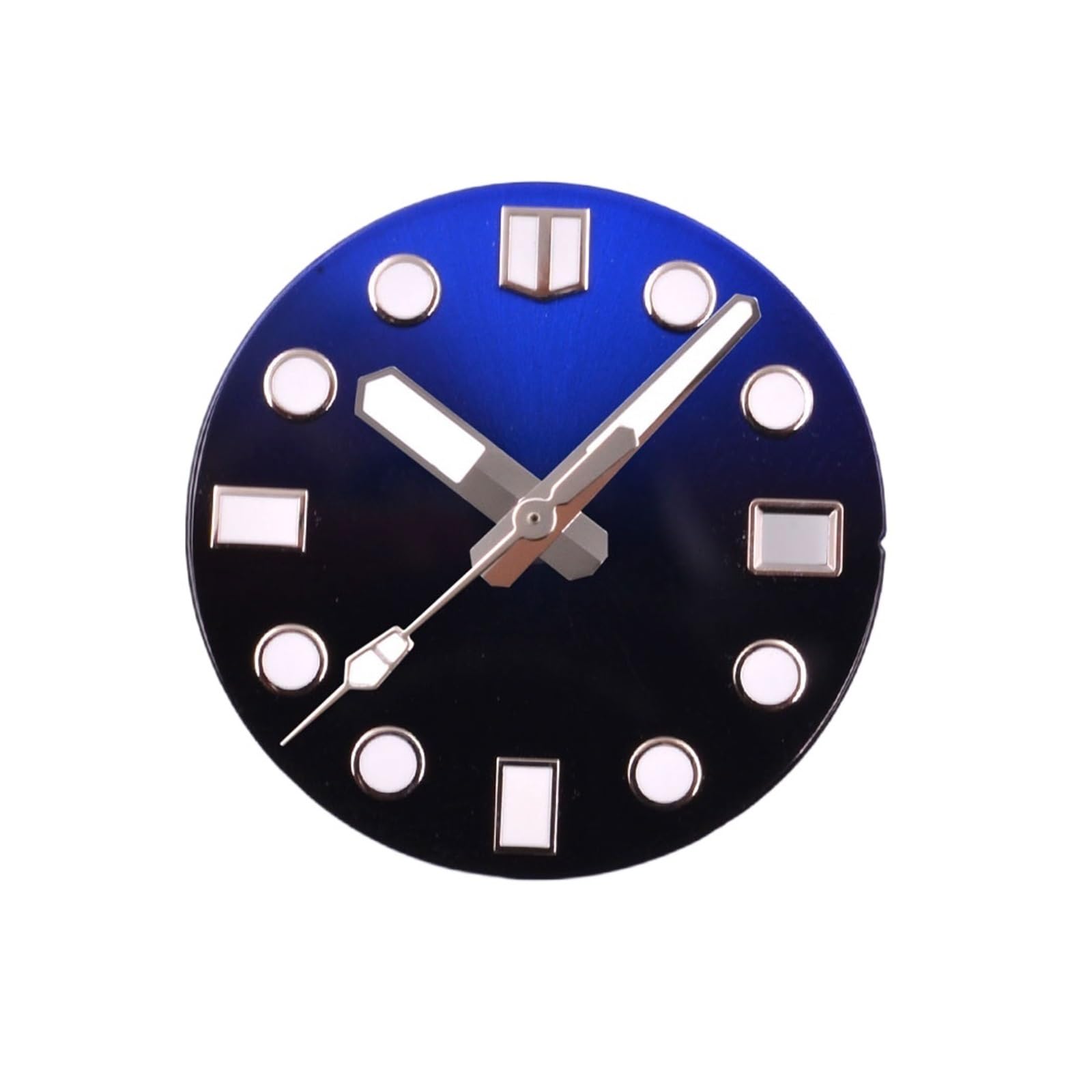 1pc 28.5mm świecący zegarek Dial ręce sterylne pokrętło pasuje do NH35 NH36 mechanizm automatyczny godziny 3.00 .8. części zegarków koronowych(B)