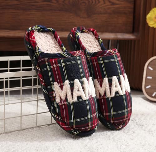 Slippers For Women Men Comfy House Shoes Mama Slippers Soft Warm Memory Foam Casual Slip-on2