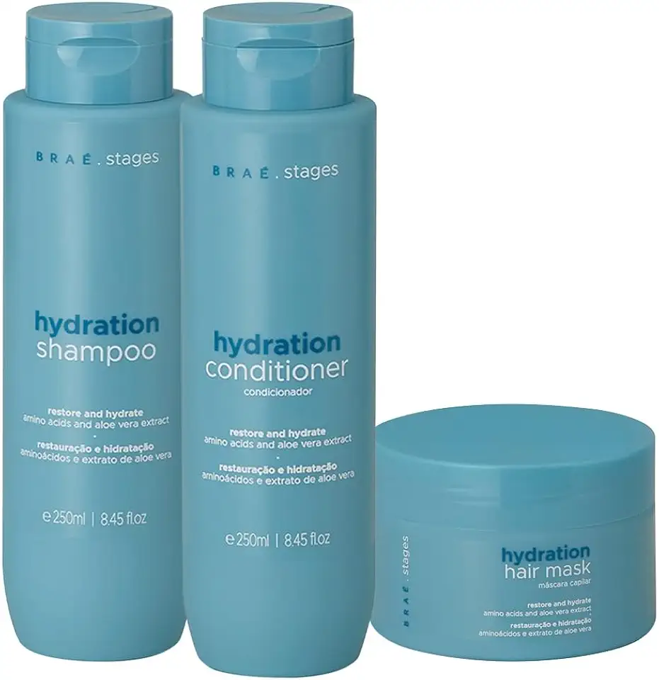 Kit Braé Stages Hydration Home Care (3 produtos)