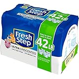 Fresh Step Ultra Unscented Litter, Clumping Cat Litter, 20 Pounds (42 lbs)