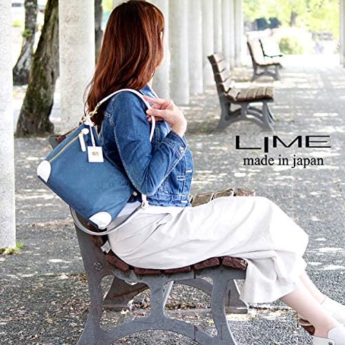 LIME made in Japan 2way ショルダーバッグ 本革 Ｌ1906 レディース ハンドバッグ 日本製 ライム ベリージャガード