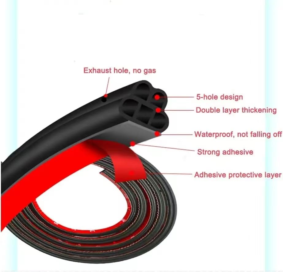 RECAMBO U-vormige rubberen randbescherming voor autodeuren, 15 meter rubberen afdichting en raamafdichting, geschikt voor de meeste voertuigen, rood wit geruit RECAMBO U-vormige rubberen randbescherming voor autodeuren, 15 meter rubberen afdichting en raamafdichting, geschikt voor de meeste voertuigen, rood wit geruit