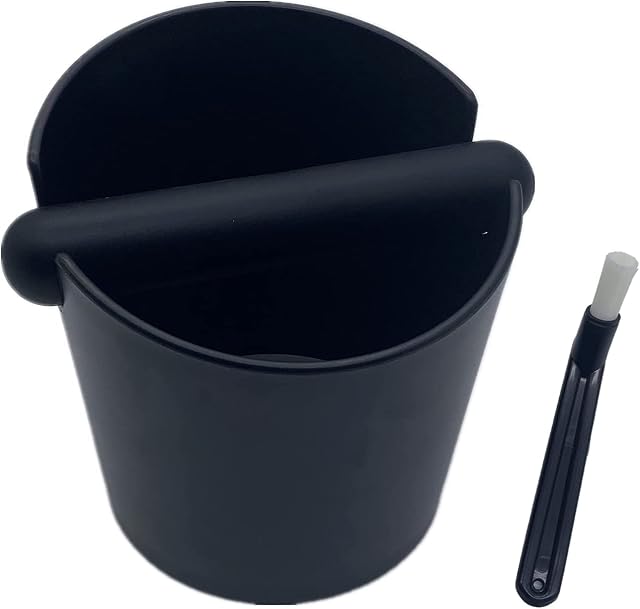 Nova Tree Espresso Knock Box Coffee Knock Box Coffee Bin with Cleaning Brush
