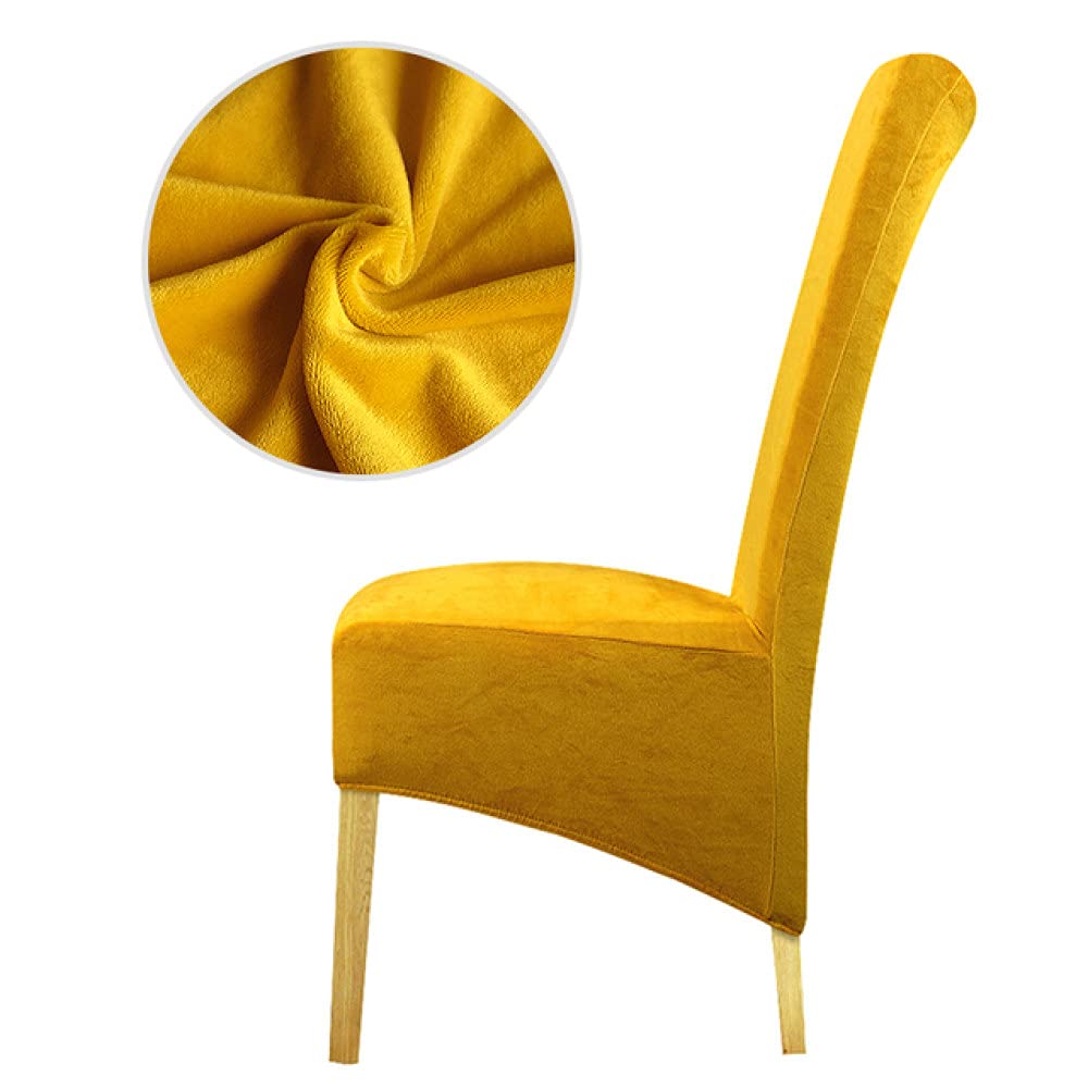 Housse de chaise de Noël en polyester et spandex uni maison