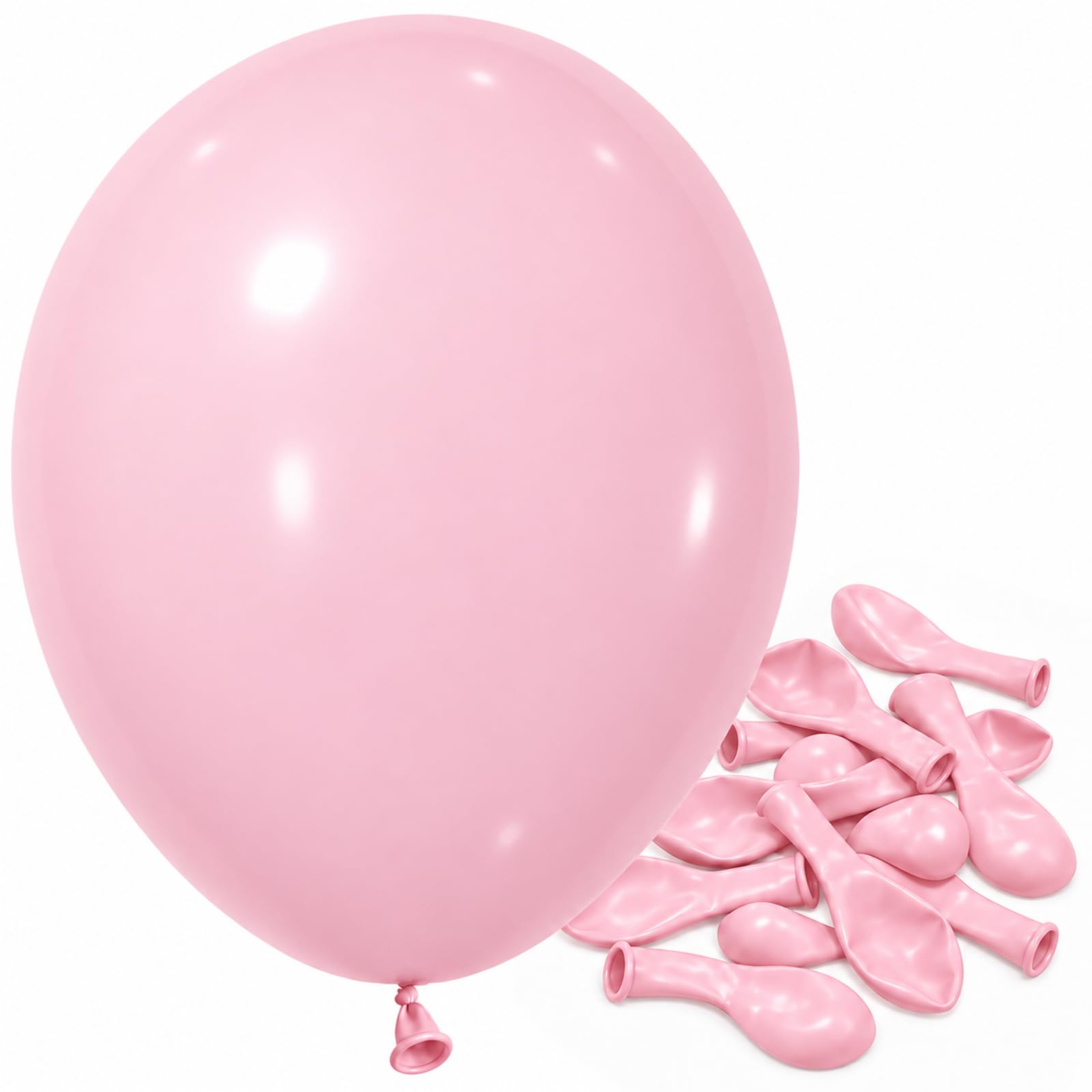 Jobkoo Dusty Pink Balloons 5 Inch, Mini Small Boho Blush Pink Balloon