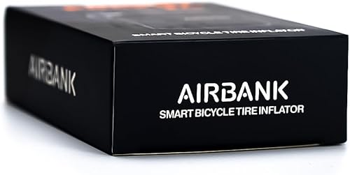 Miniatura 10 de AIRBANK Mini bomba de bicicleta con bolsillo de calibre PRO, bomba de aire de bicicleta de apagado automático máximo de 120 PSI, bomba eléctrica