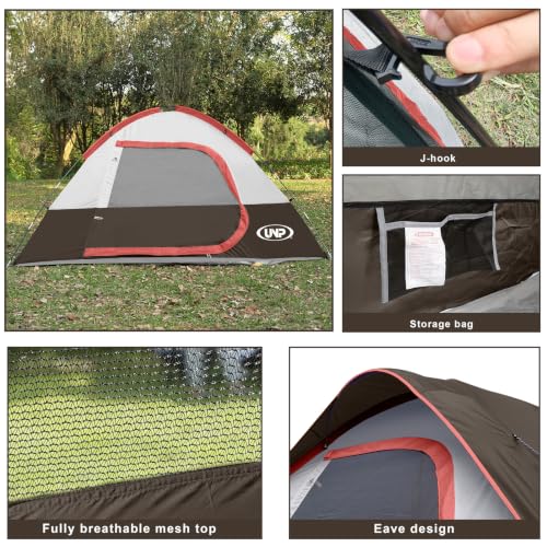 Image of Camping Tent 2-4 Person Dome Tents