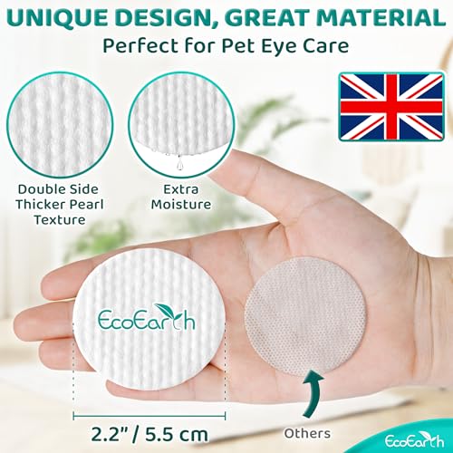 Premium Eye Wipes for Dogs & Cats - 100 Pcs - Pet Eyes Cleaning Pads to Remove Tear Stains, Crust & Discharge - Perfect for Pets Daily Care - Helps with Itching & Dryness - Pre-Soaked & Disposable - Image 6
