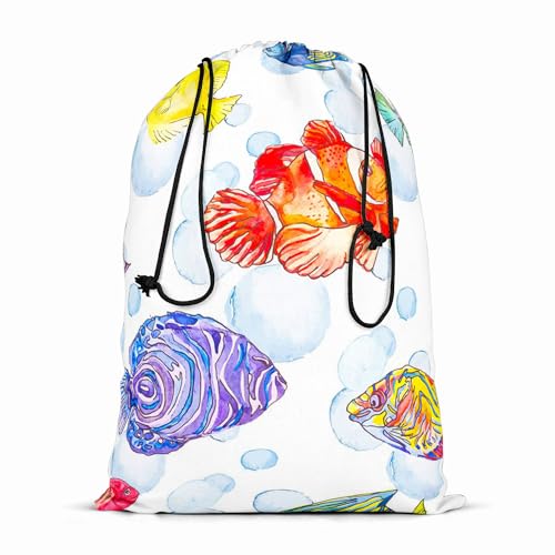Image of ArtzFolio Tropical Sea D1 | Reusable Sack Bag | Bag for Gym, Storage, Vegetable & Travel